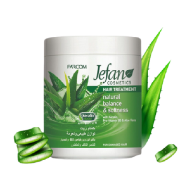 حمام زيت جفان بخلاصة الصبار - Jefan Aloe Vera Hair Treatment